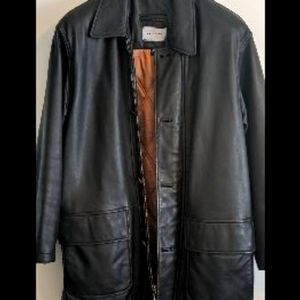 Men's leather lined jacket